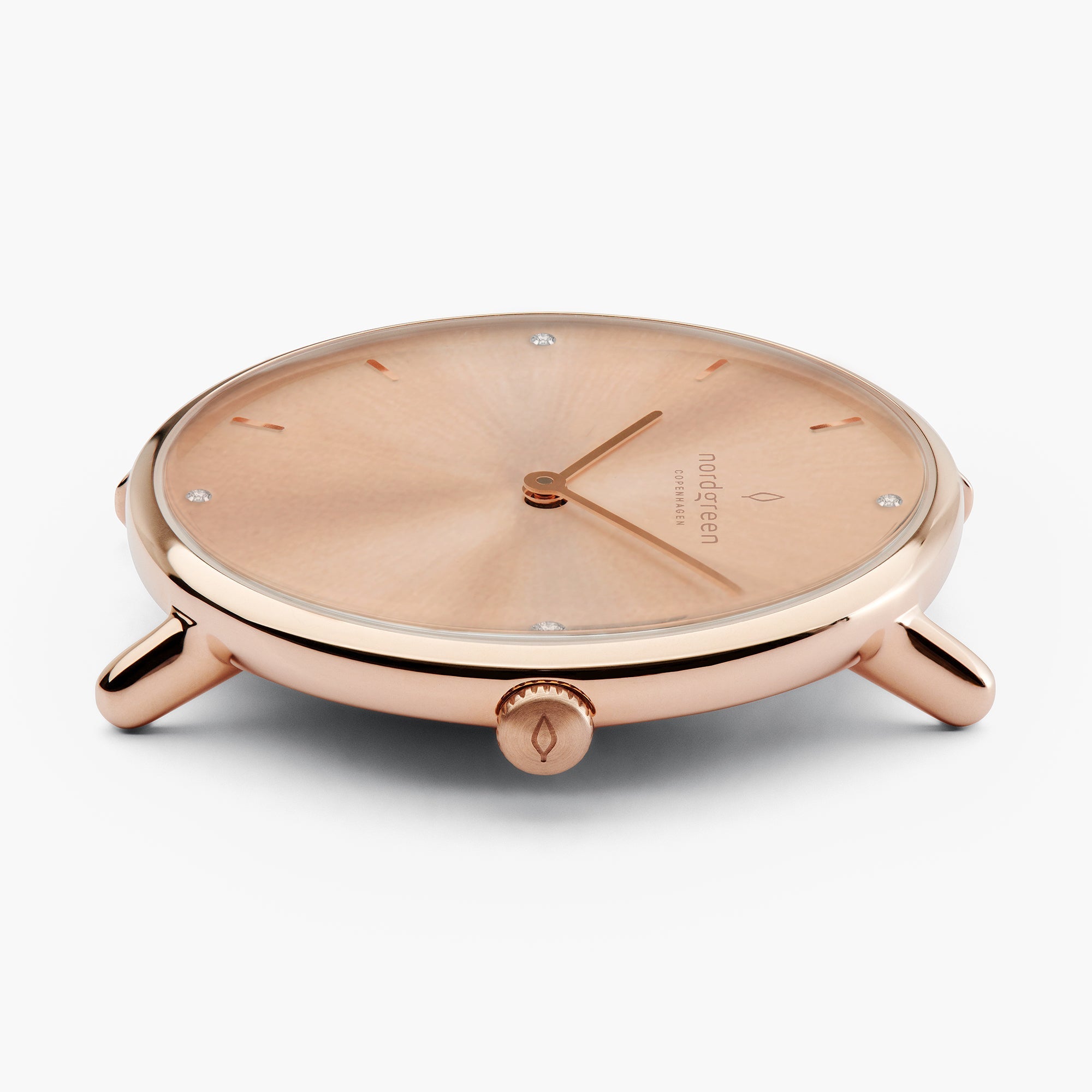 Native 28mm - Rose Gold - Crystal Sunray Dial