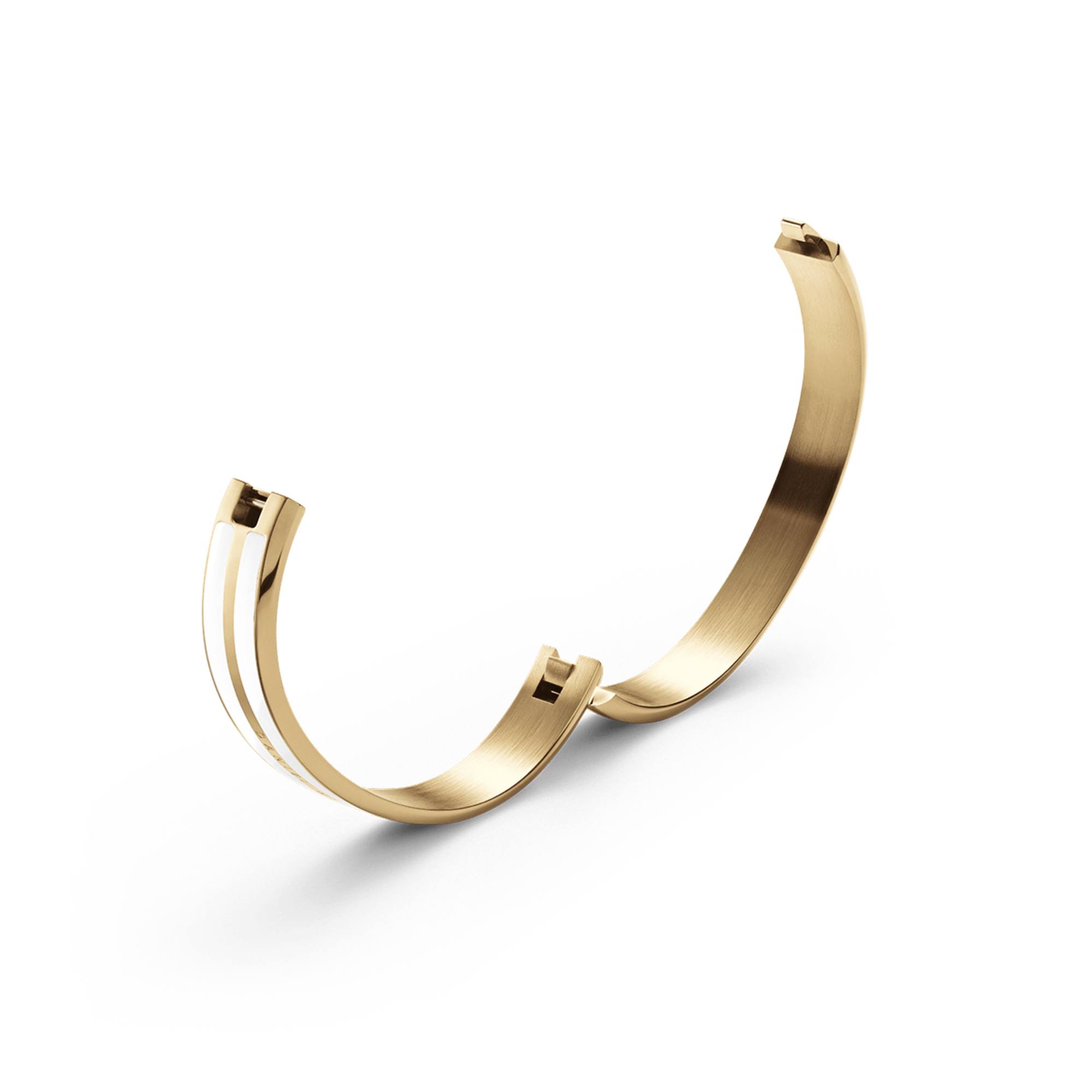 Emalie Infinite Gold Satin White