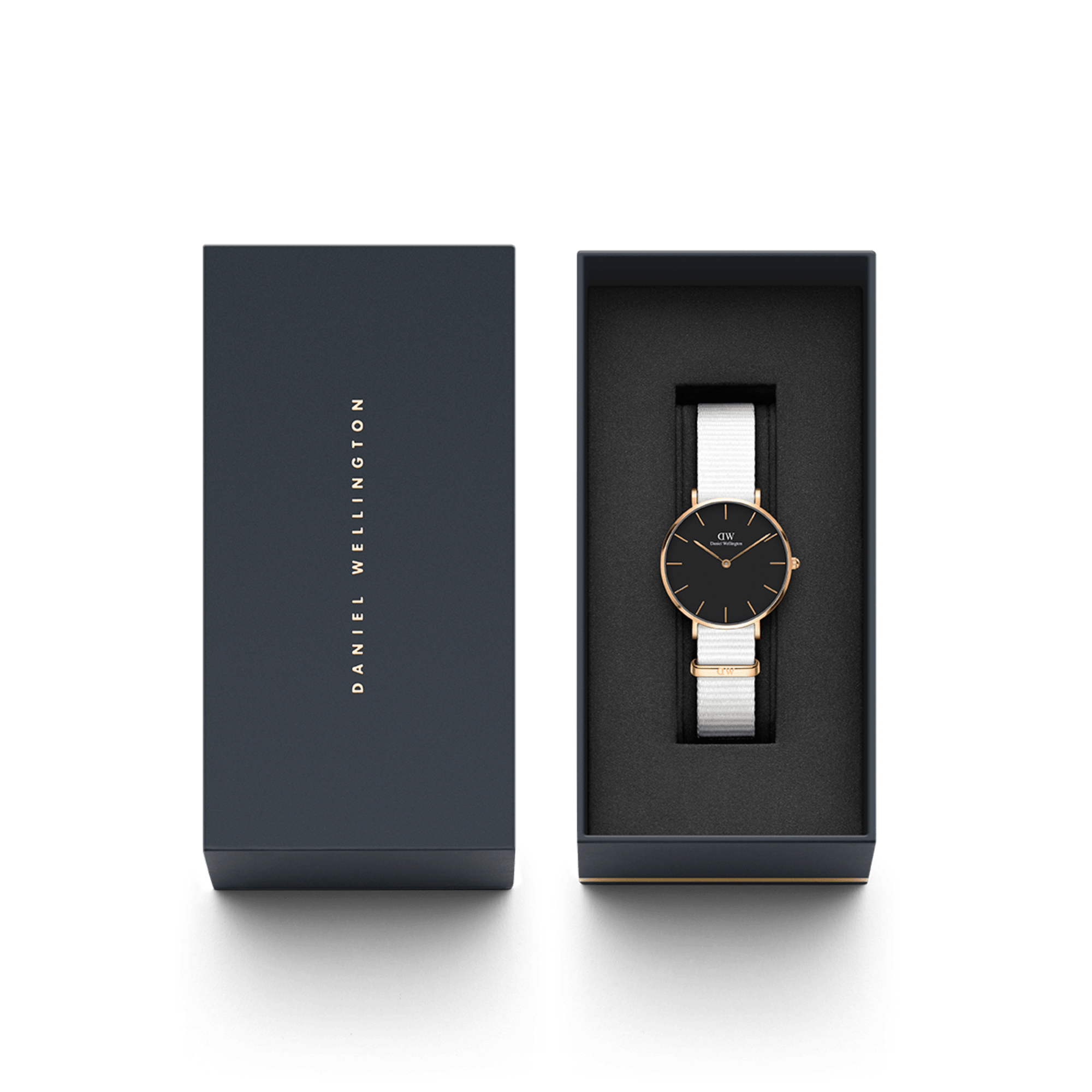 Petite Dover Black Rose Gold