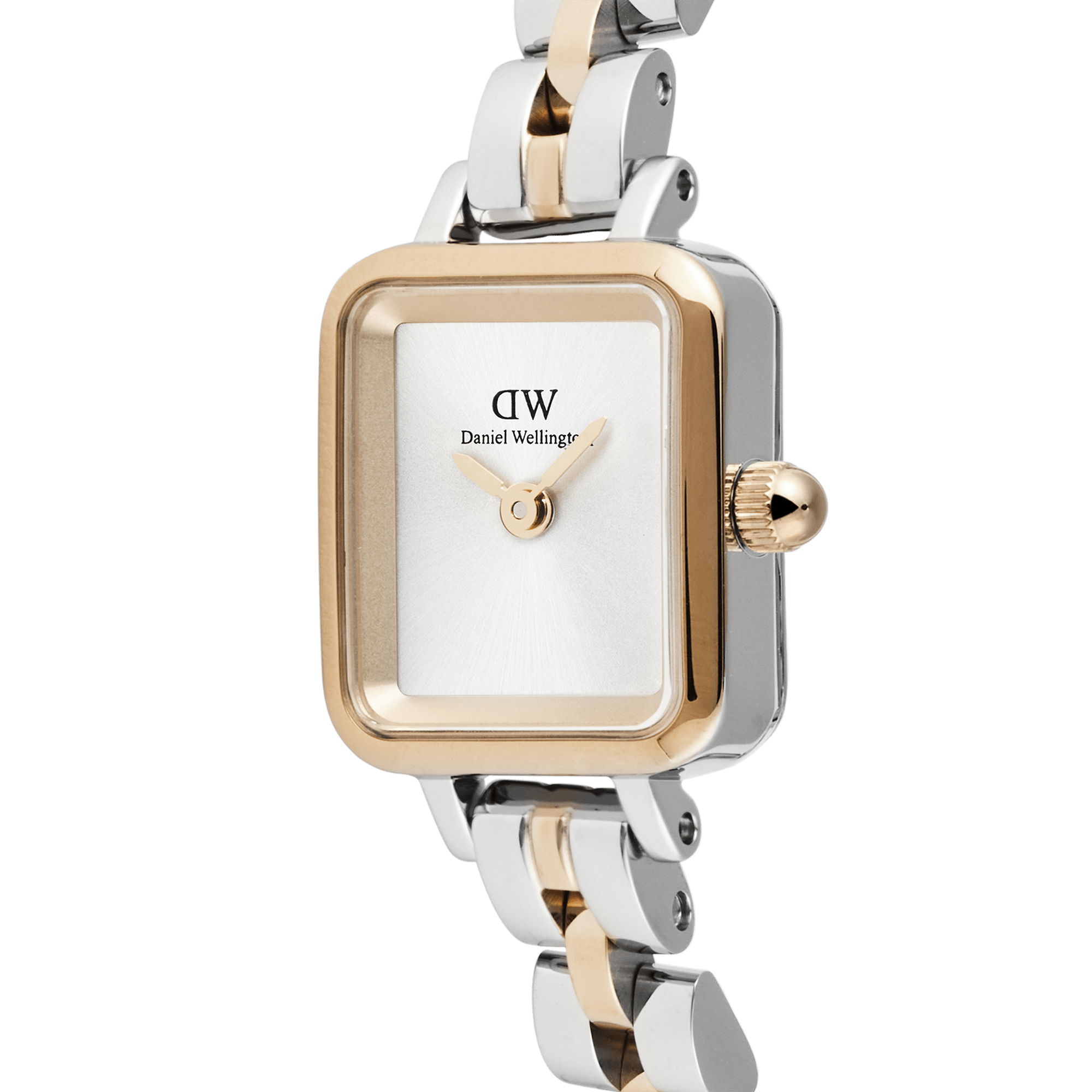 Quadro Mini Arch 3-Link Two Tone Rose Gold