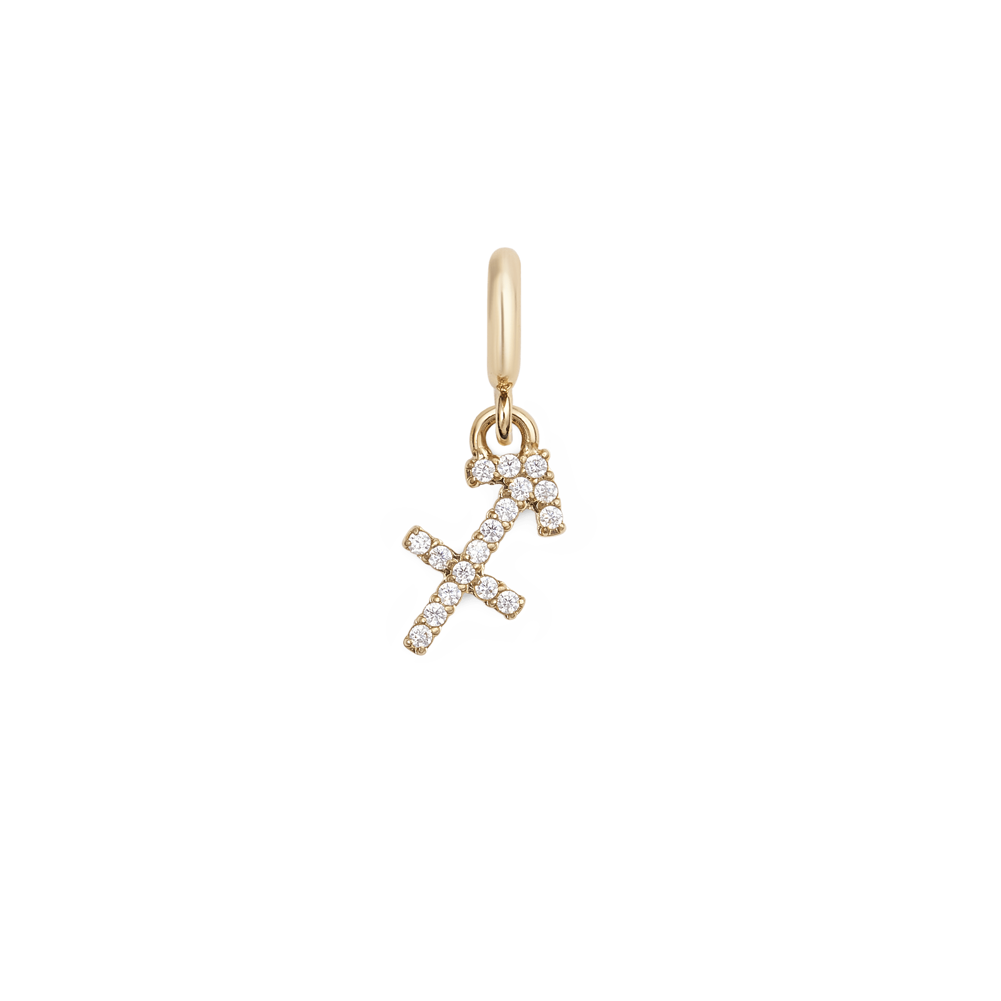 Zodiac Watch Charm Gold