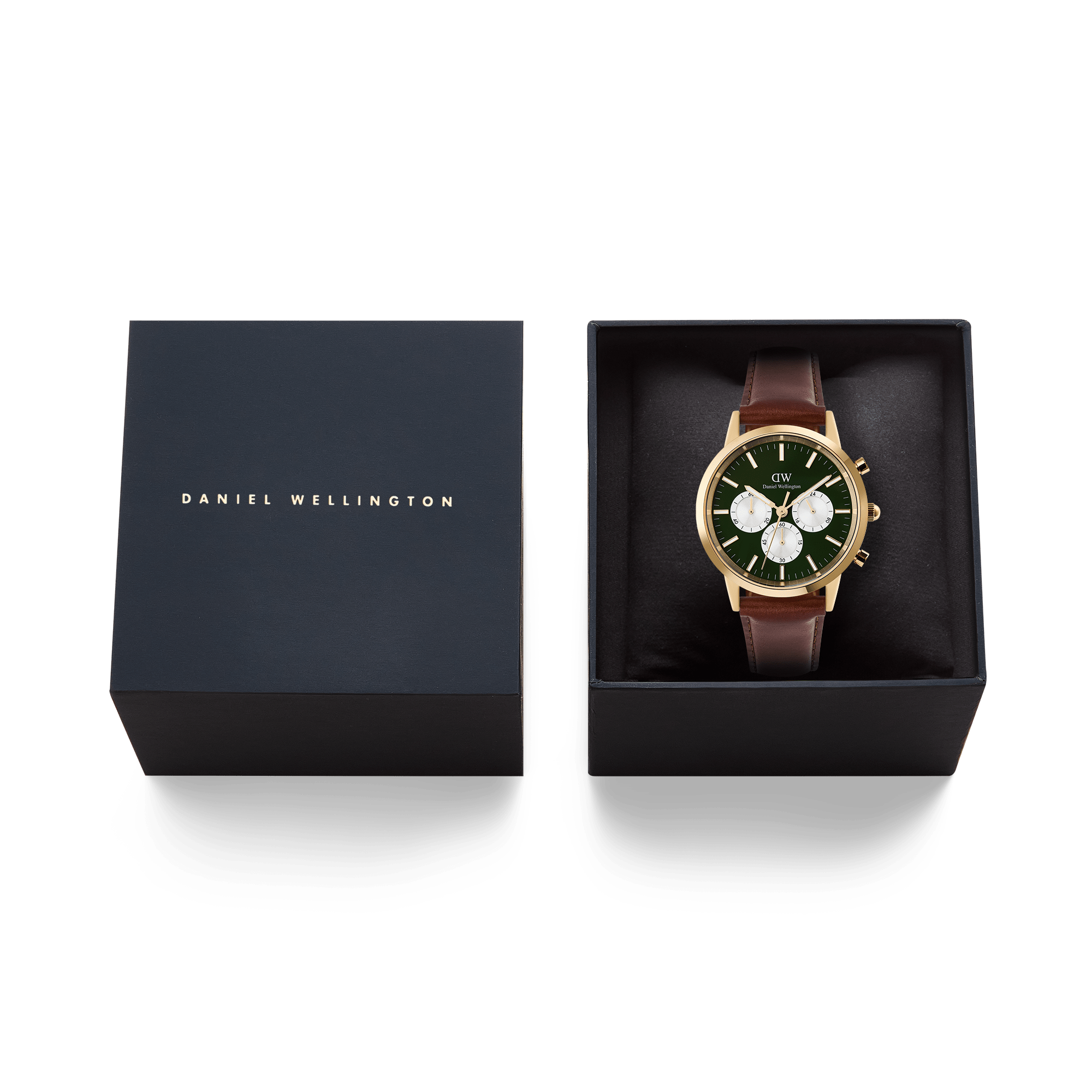 Iconic Chronograph  St Mawes Emerald Panda Gold