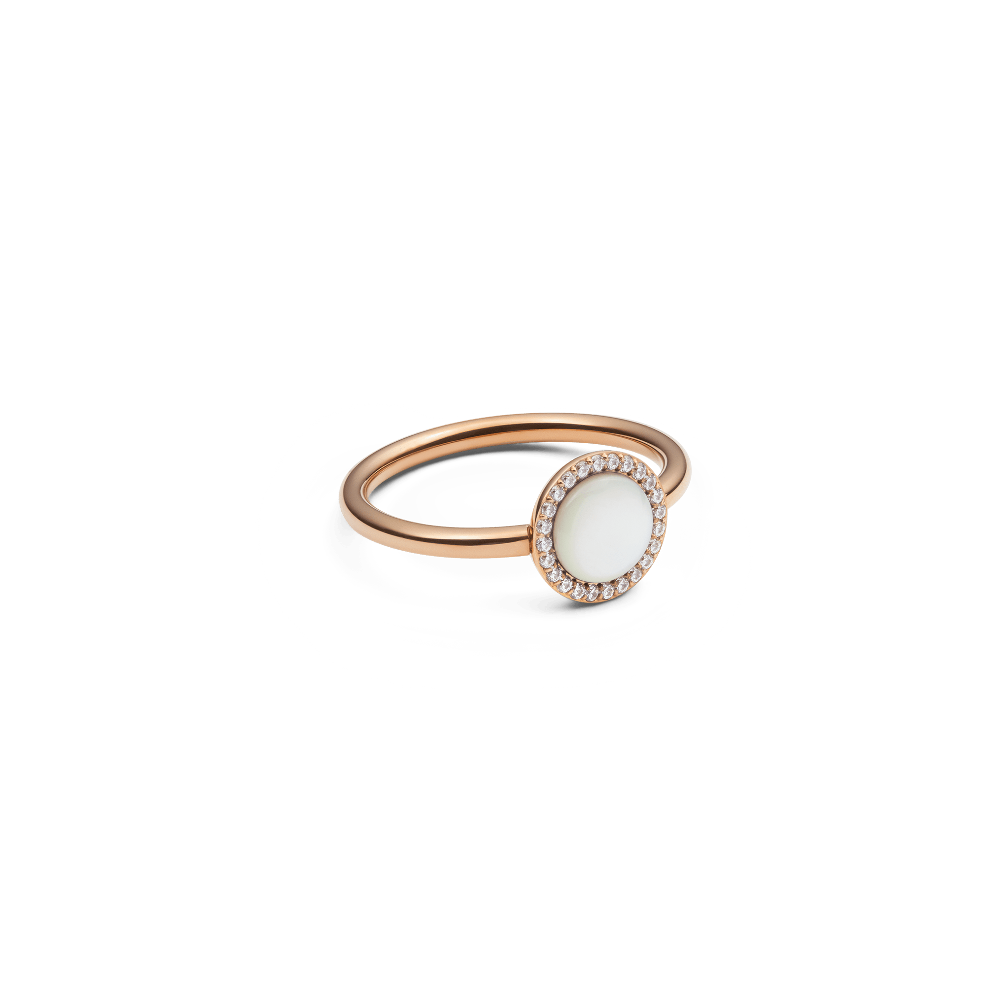 Audrey Ring  Mother of Pearl Rose Gold