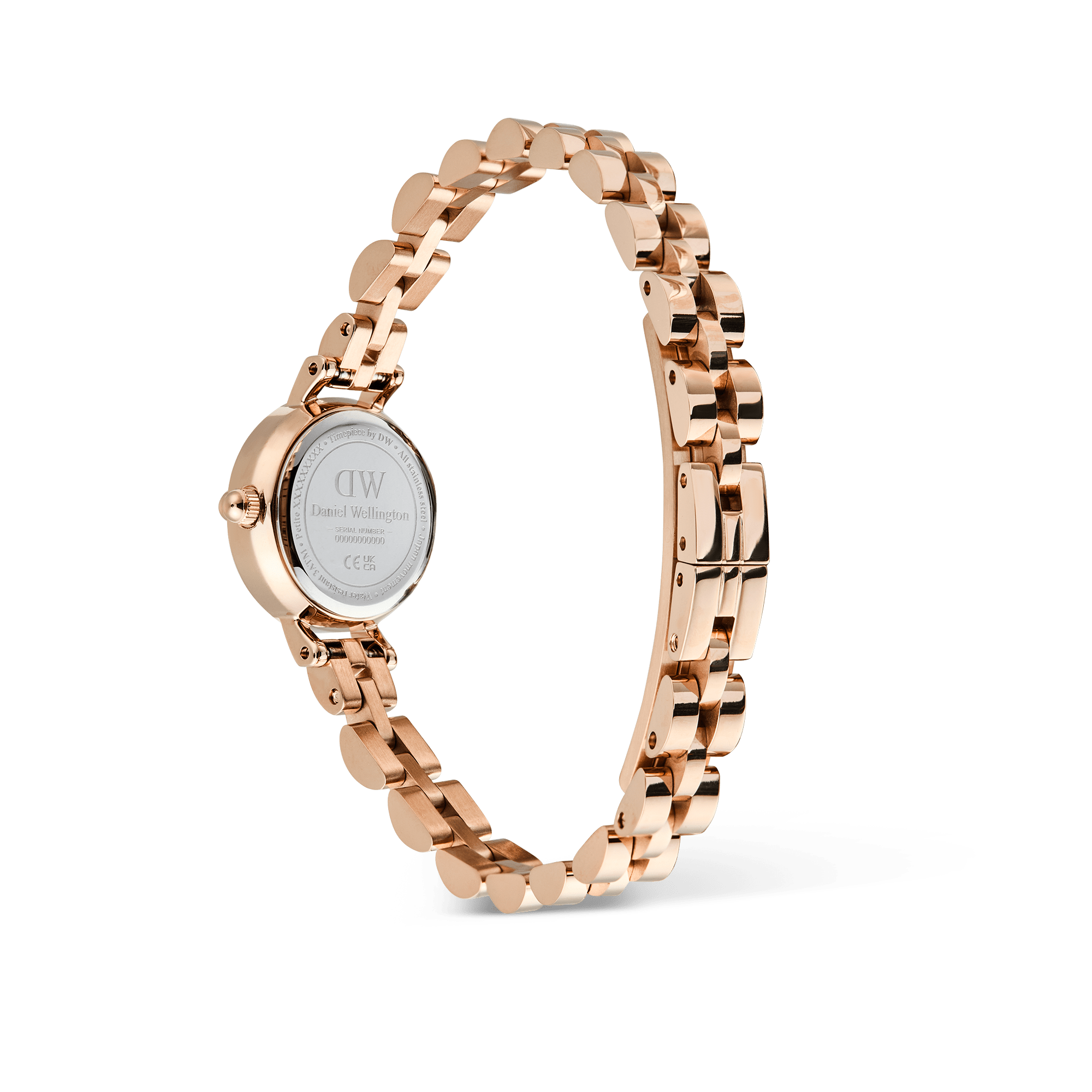 Petite Mini Arch 3-link White Rose Gold