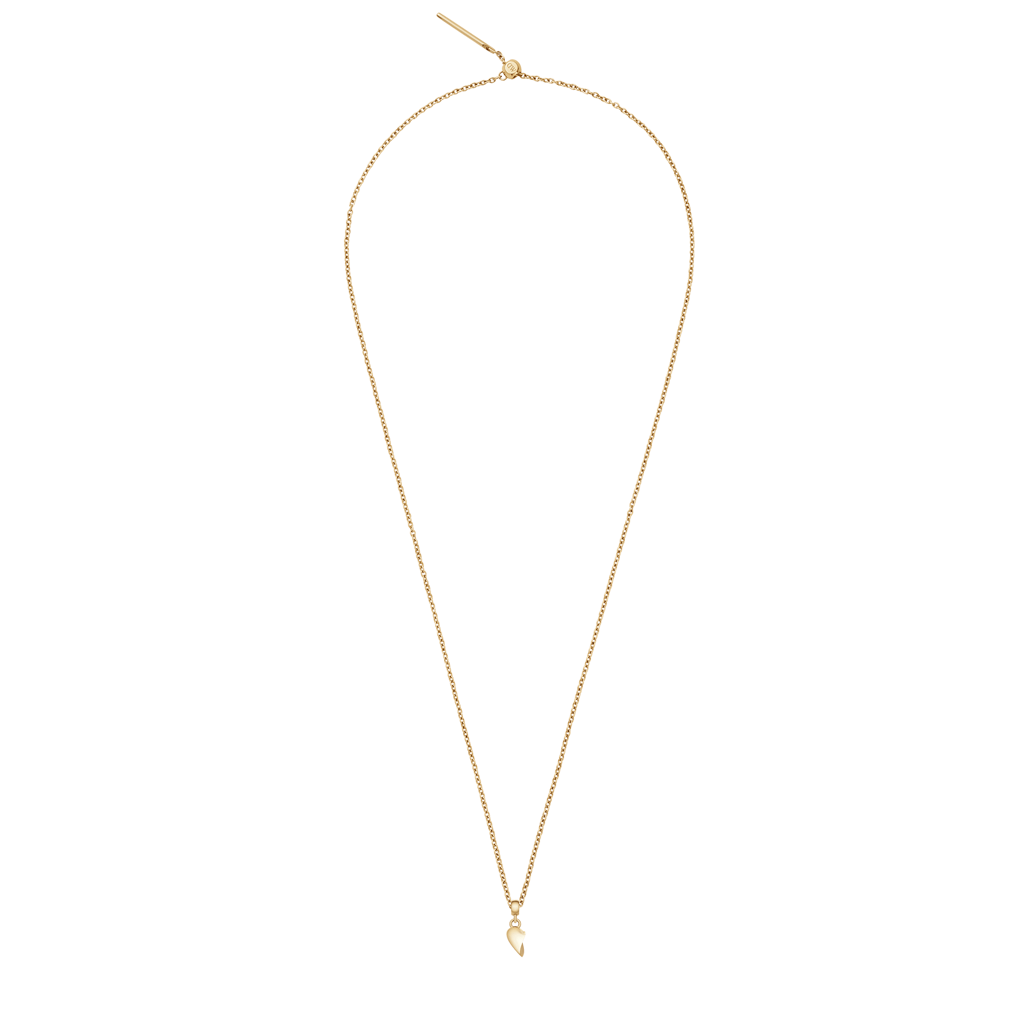 Broken Heart Charm Gold
