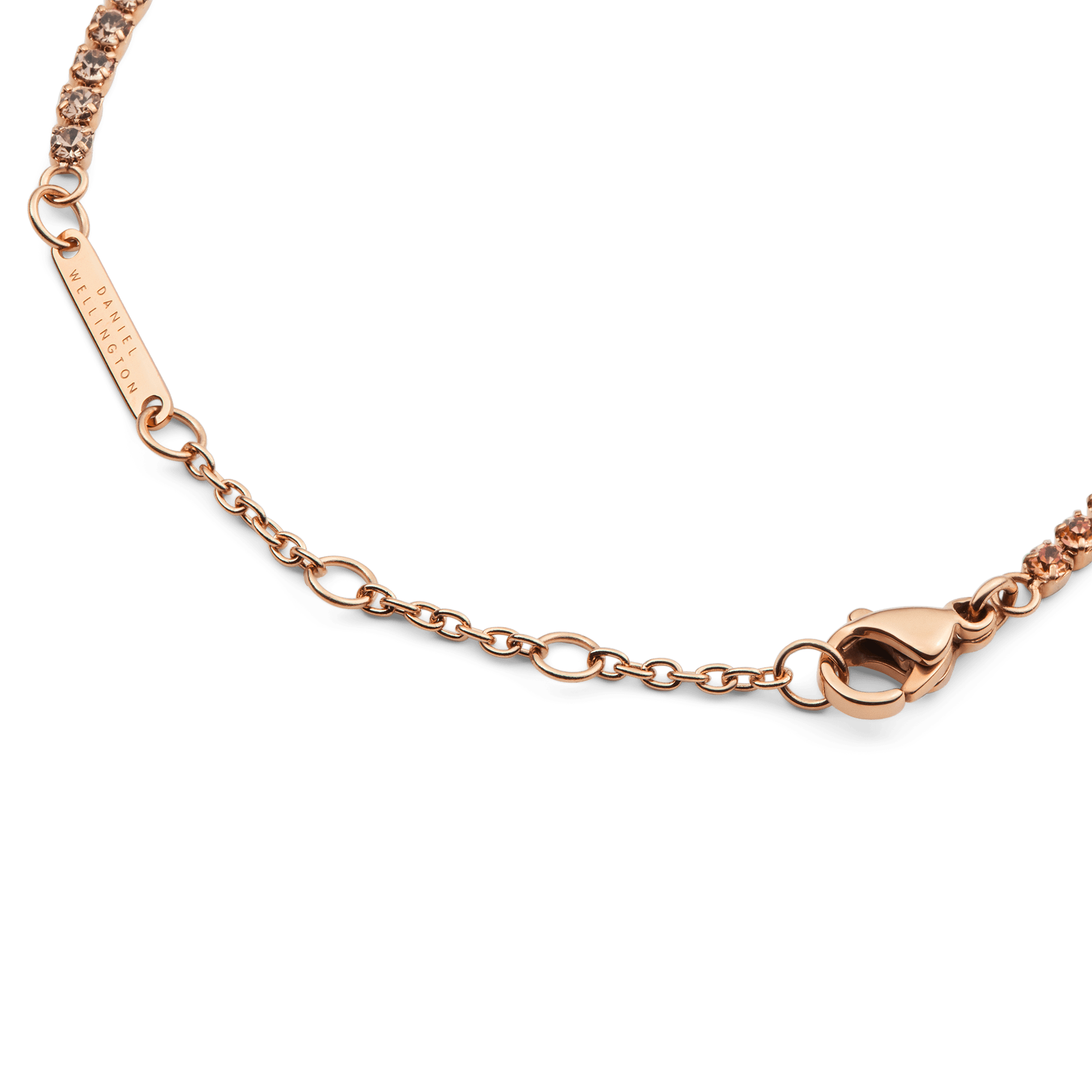 Classic Tennis Bracelet Apricot Rose Gold