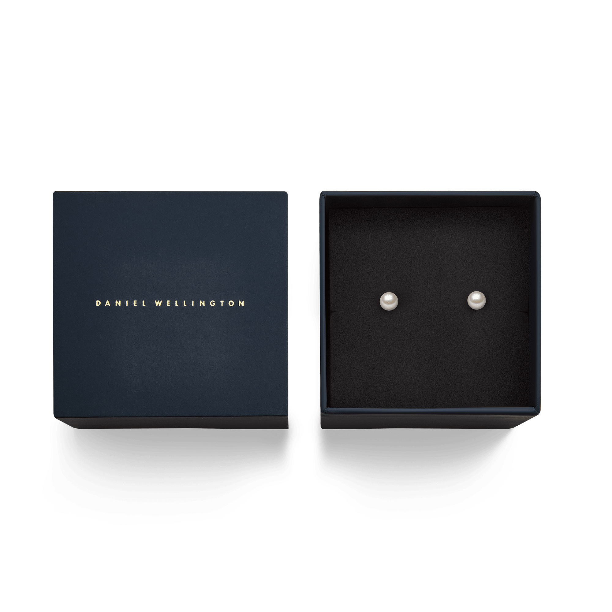 Pearl Stud Earrings Silver