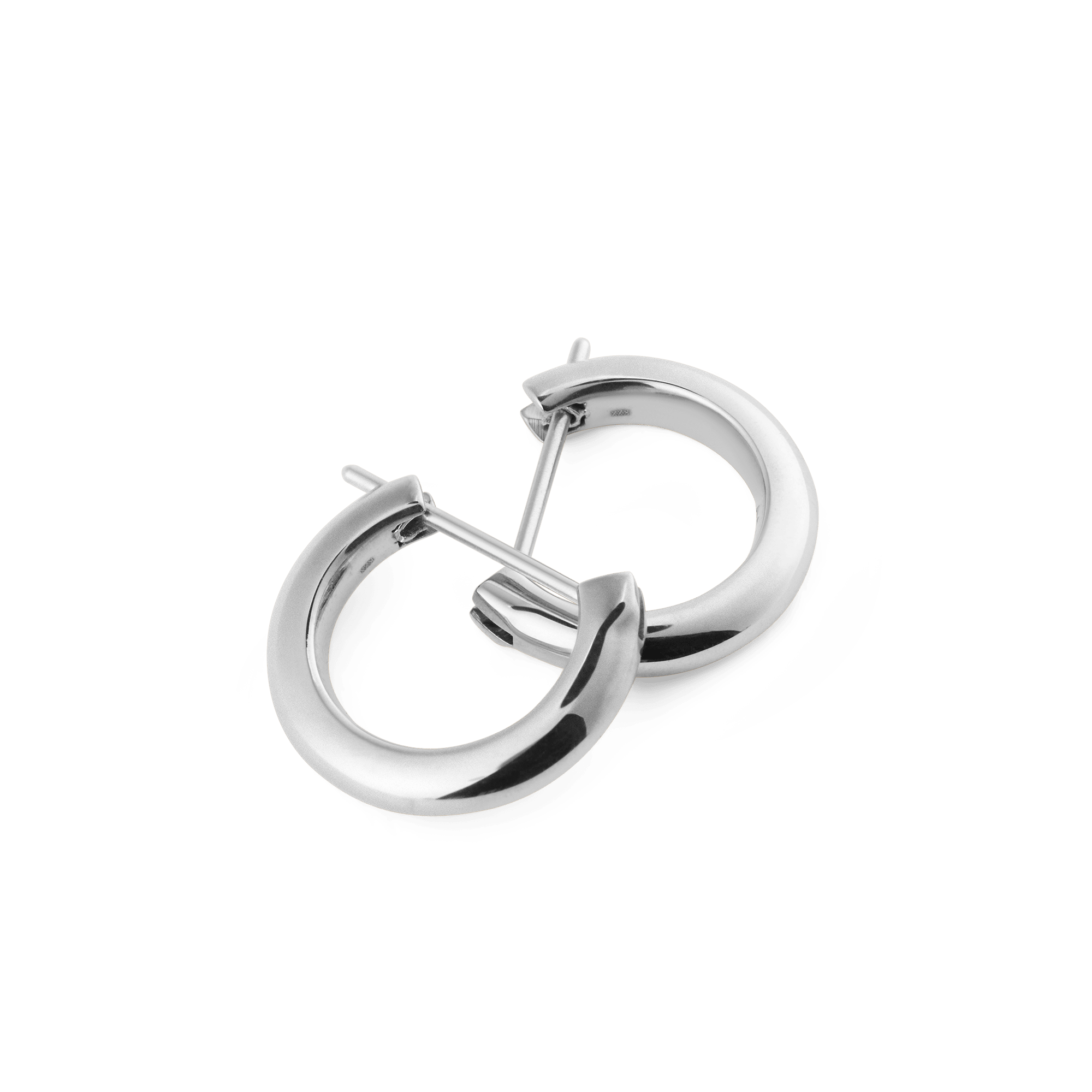 Arch Earrings Silver 9mm