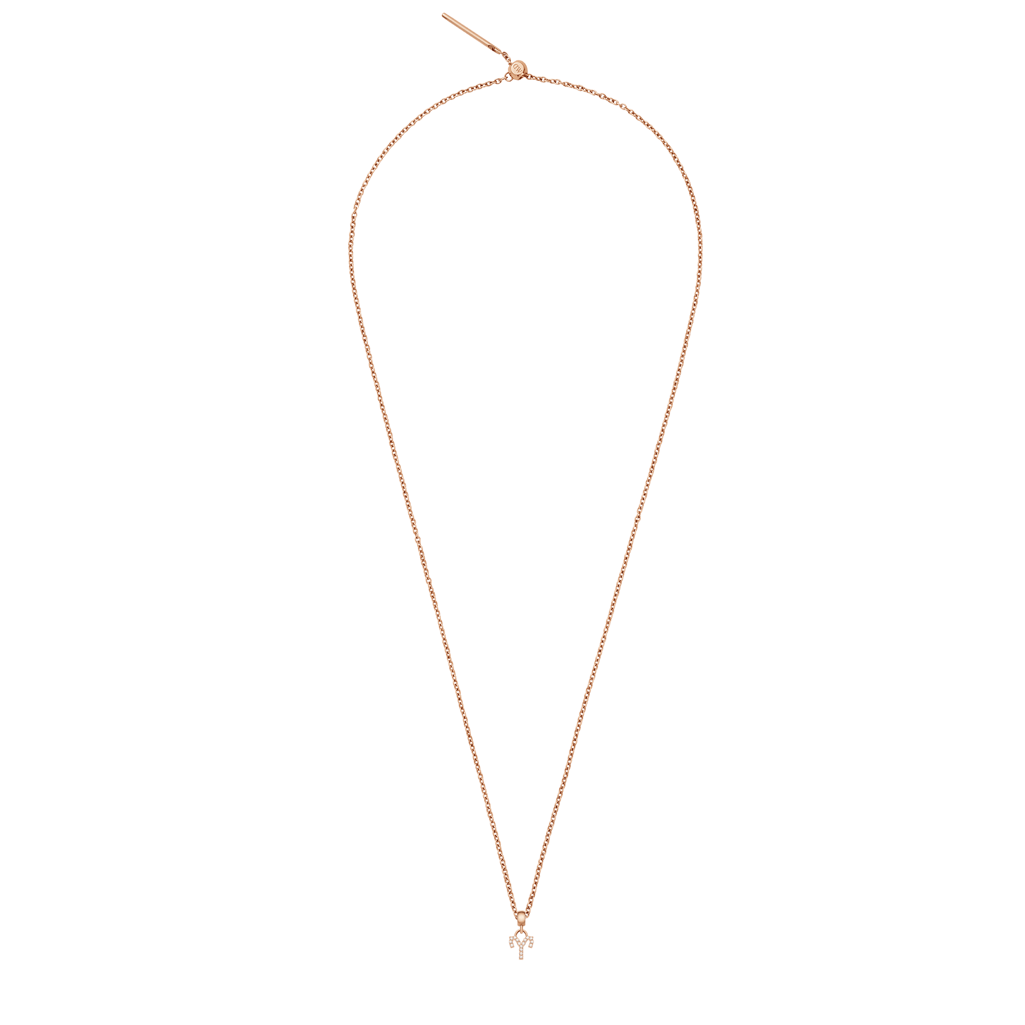 Crystal Zodiac Charm Rose Gold