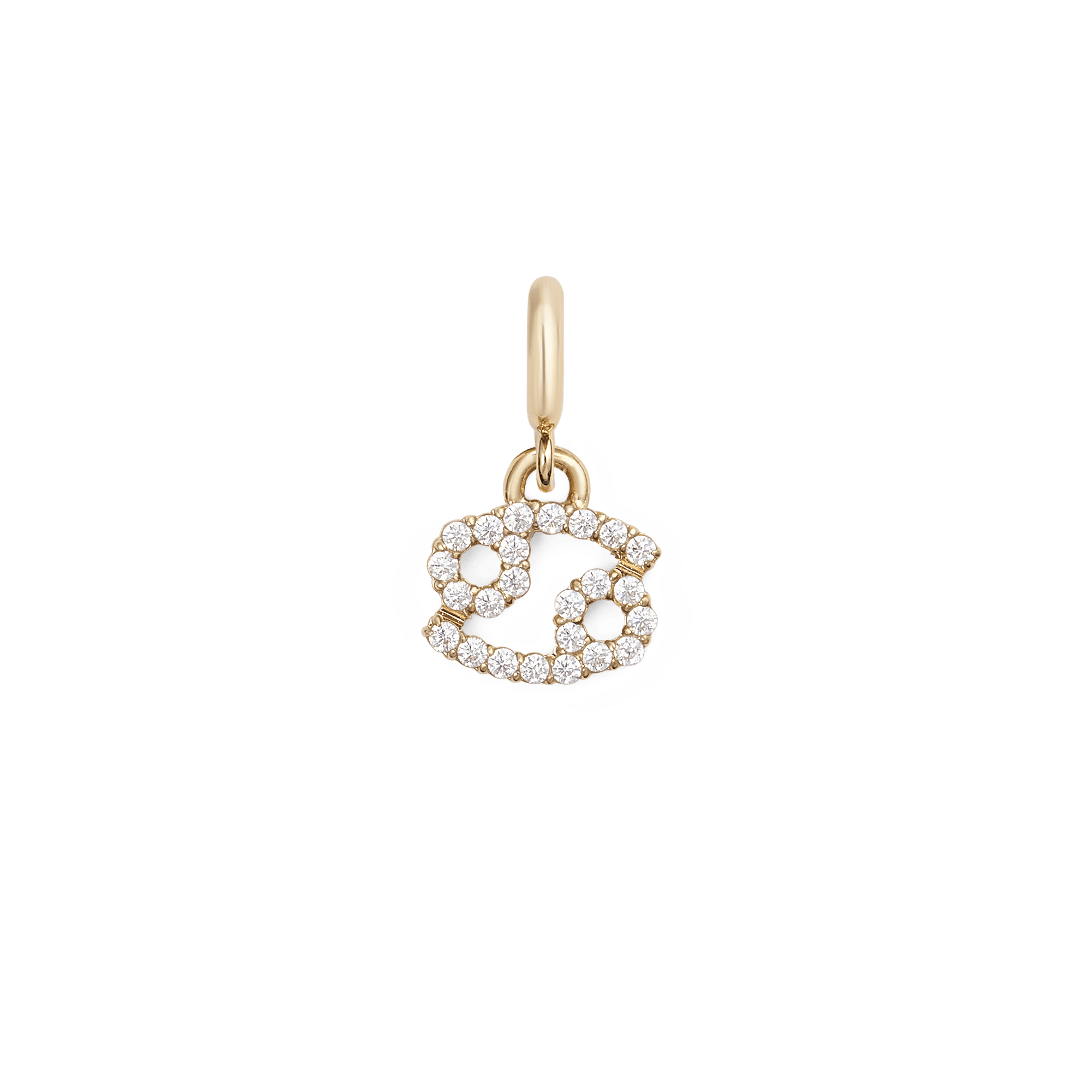 Zodiac Watch Charm Gold