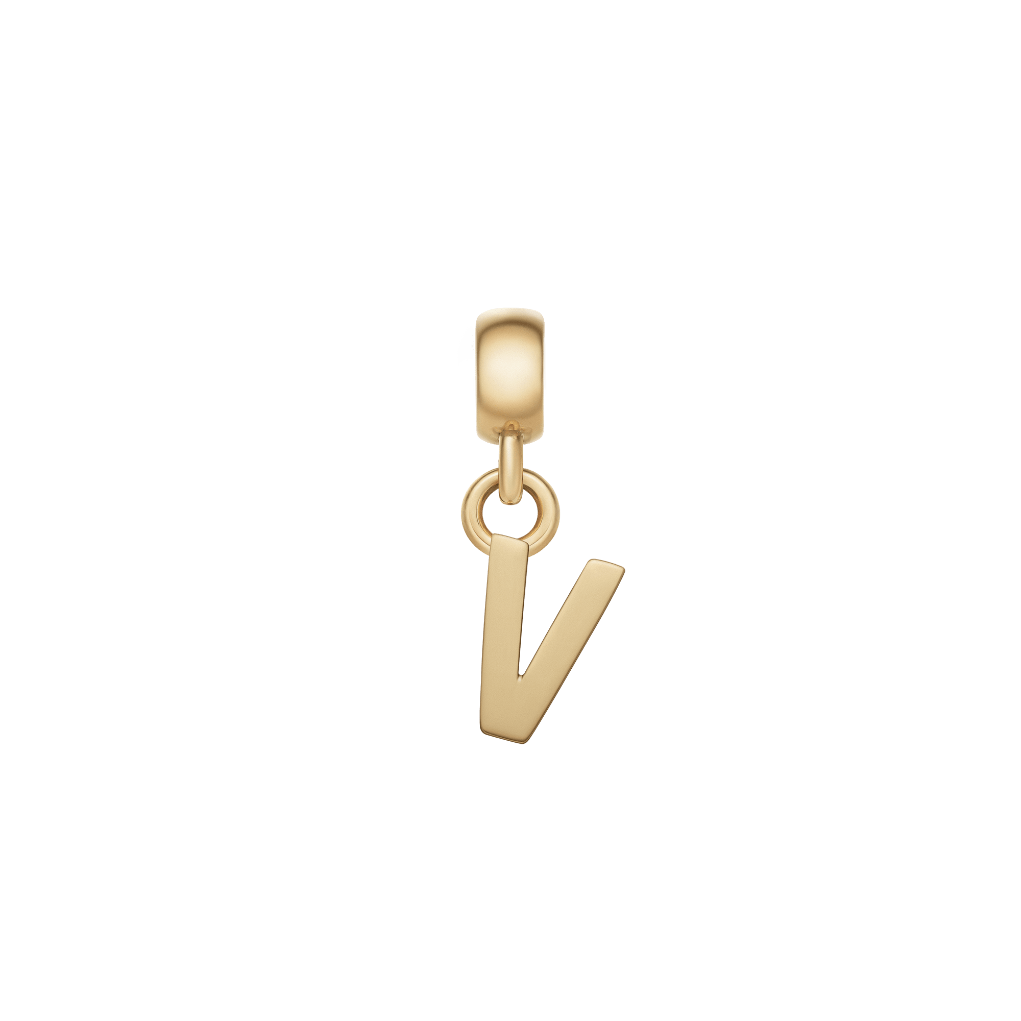 Letter Charm Gold