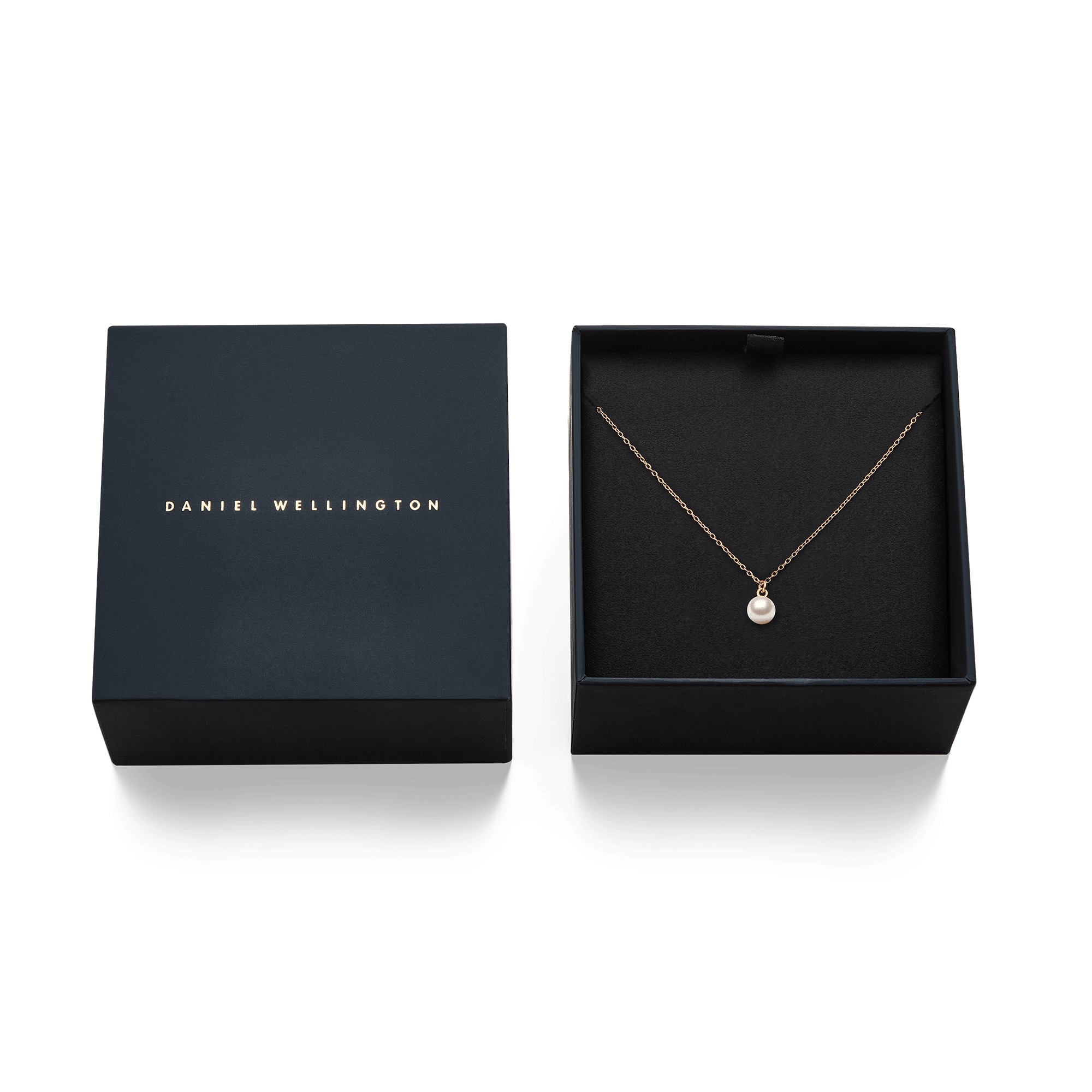 Pearl Necklace Rose Gold