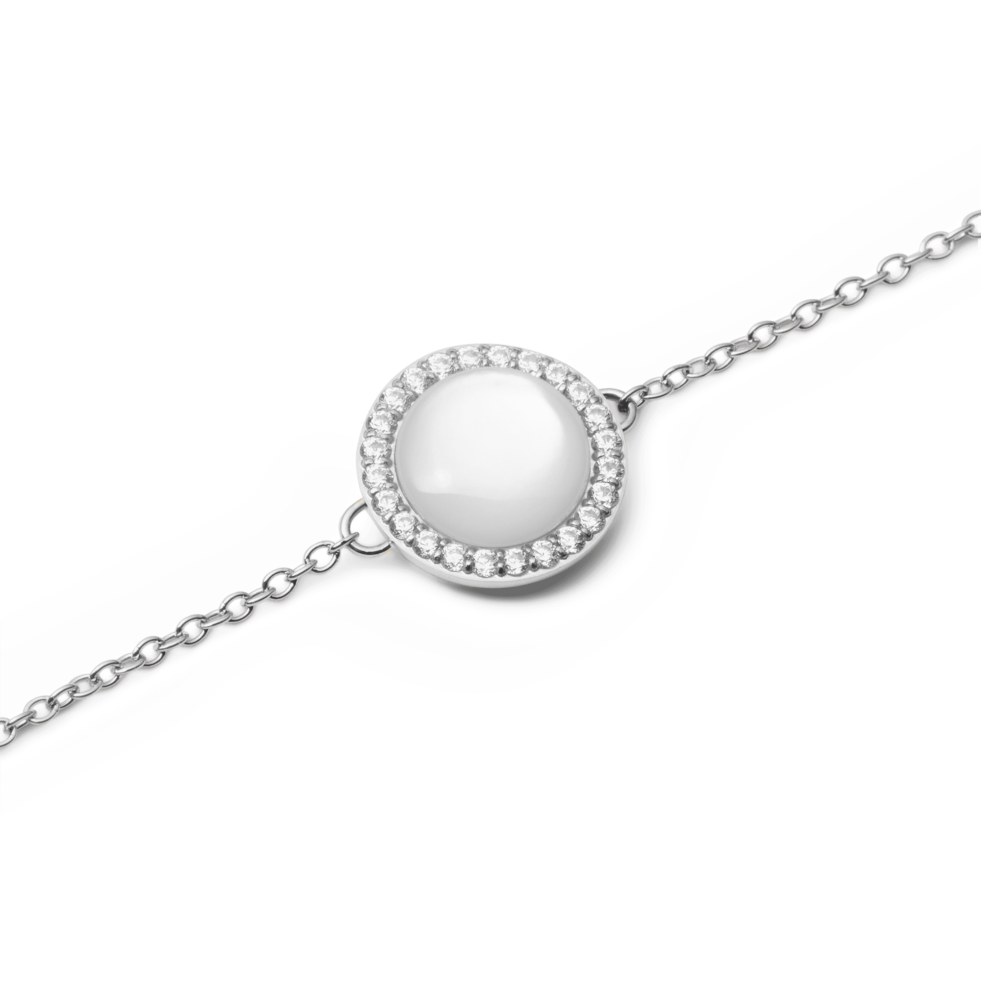 Audrey Bracelet Mother of Pearl Silver