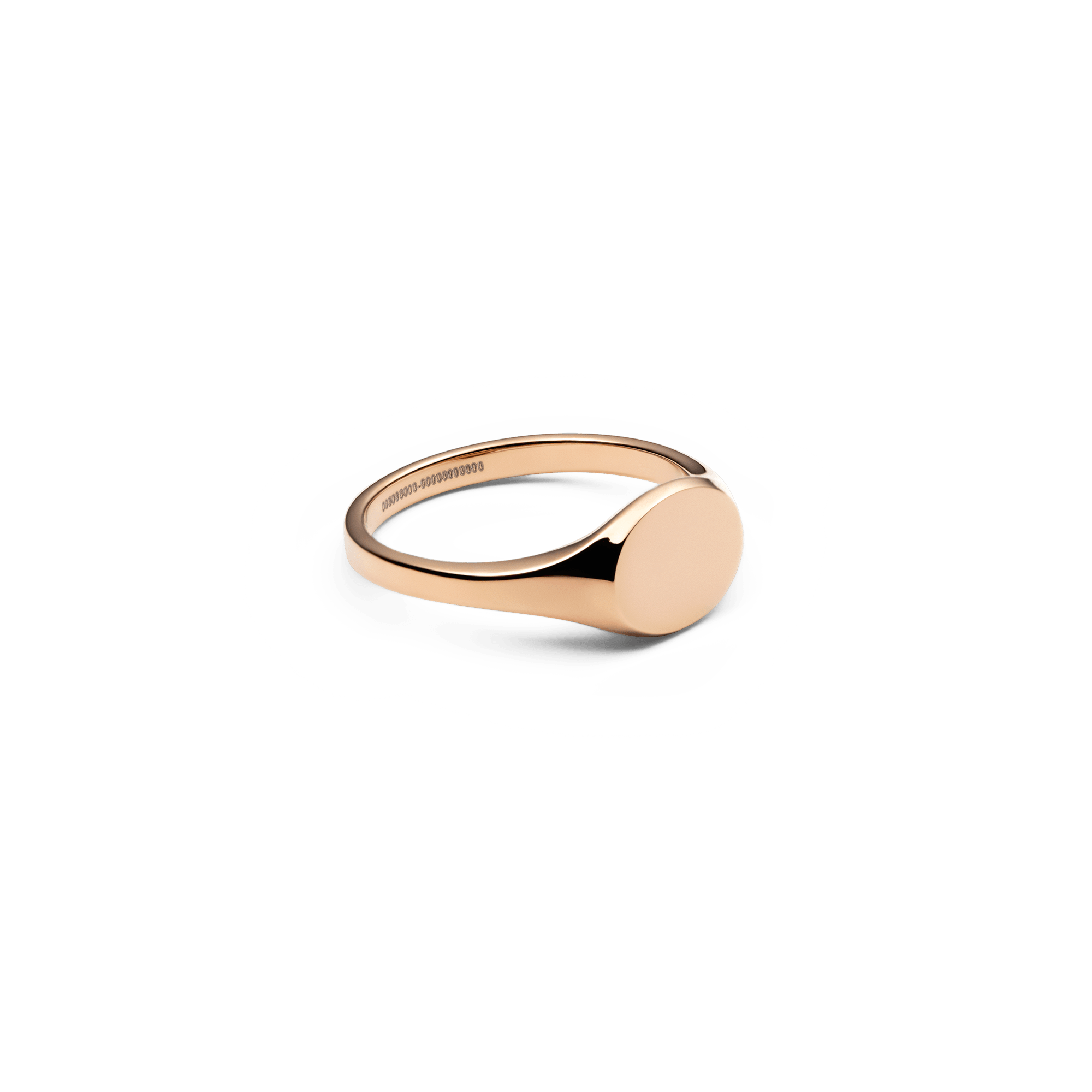 Classic Mini Signet Ring Rose Gold