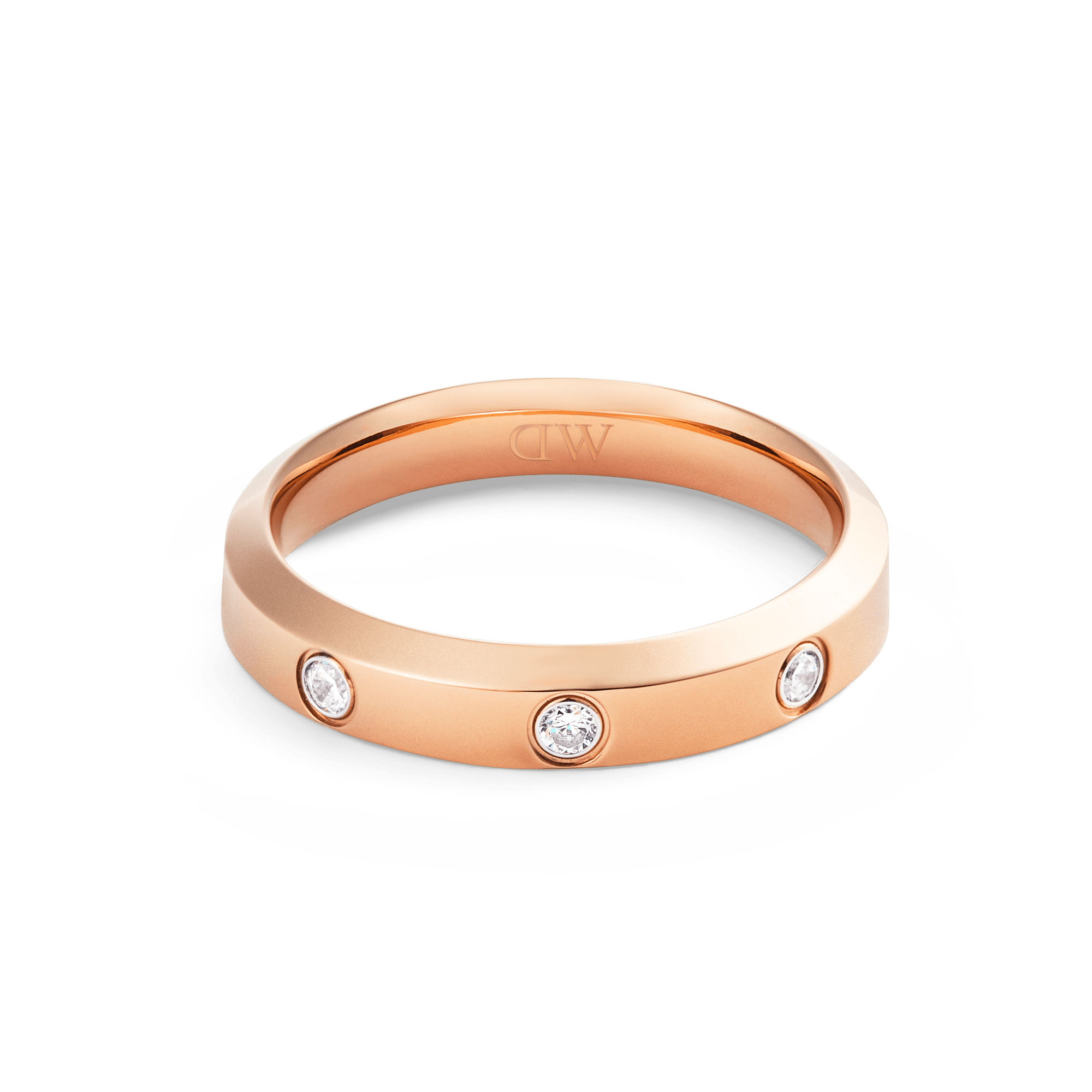 Classic Lumine Ring Rose Gold  4mm