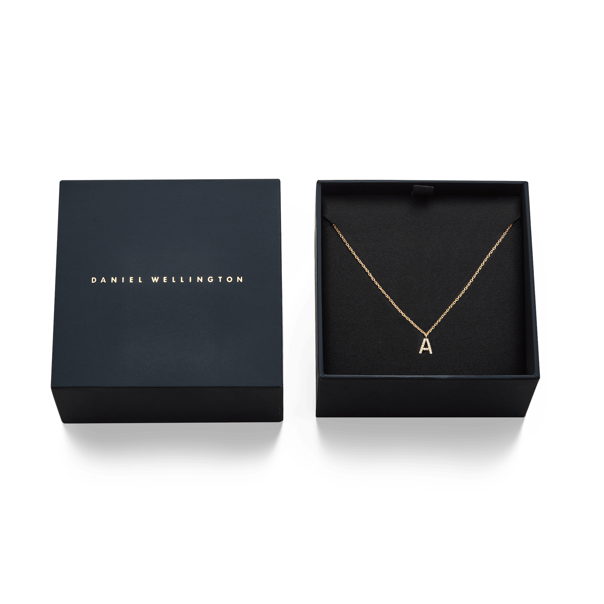 Letter Necklace Gold