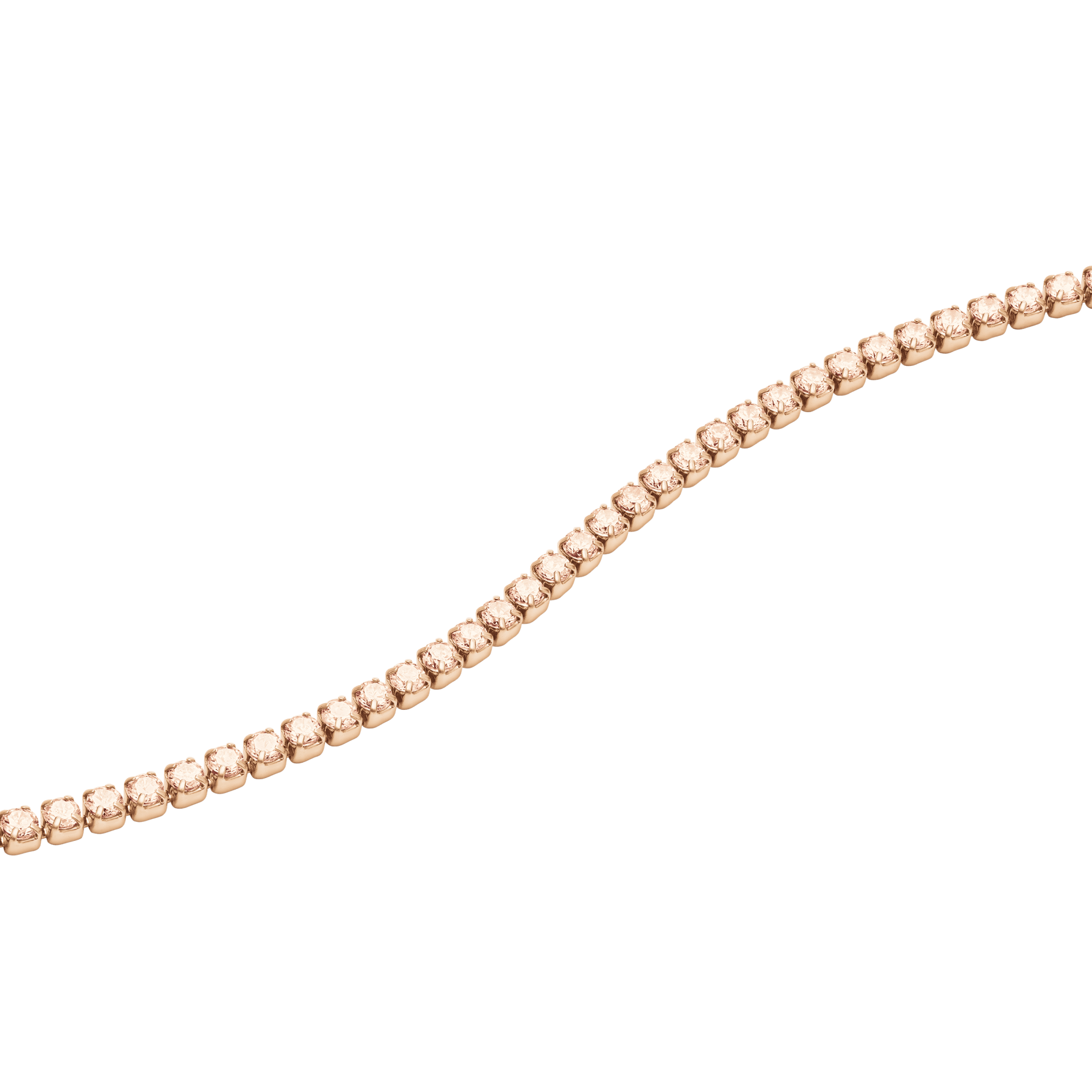Federica Scagnetti x DW Peach Tennis Bracelet Rose Gold