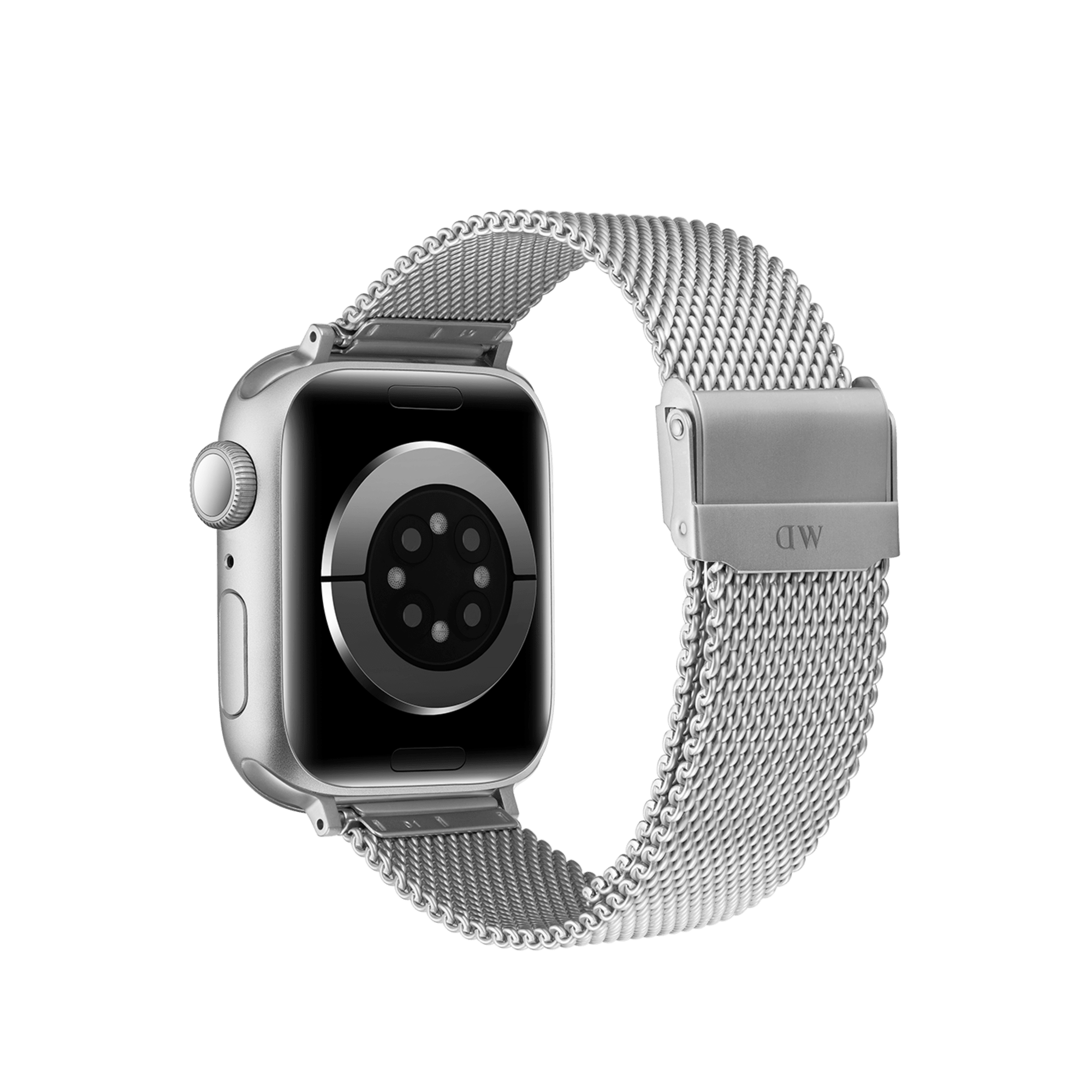 Smartwatch Strap Sandblasted Mesh Silver