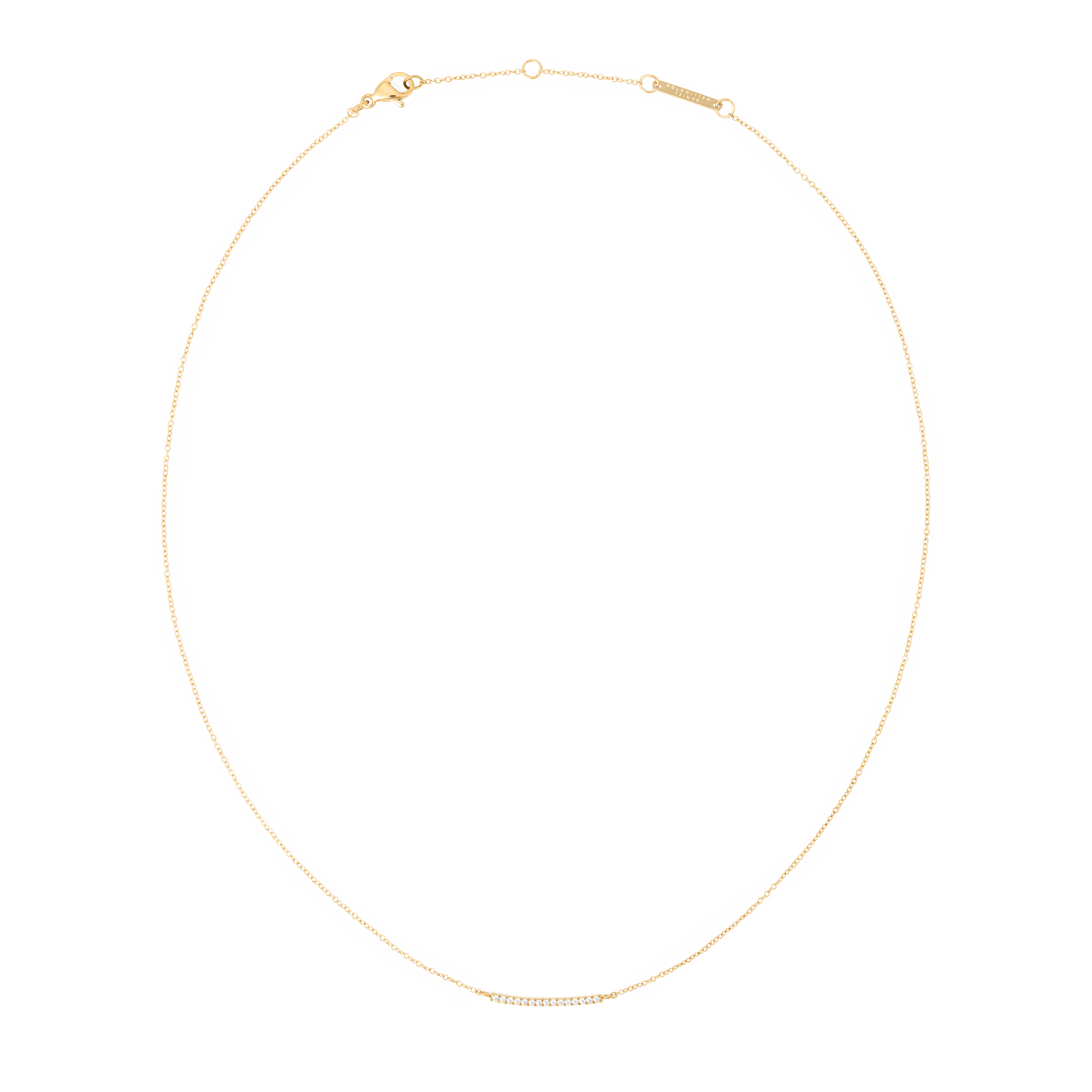 Mirelle Eternity Necklace Gold