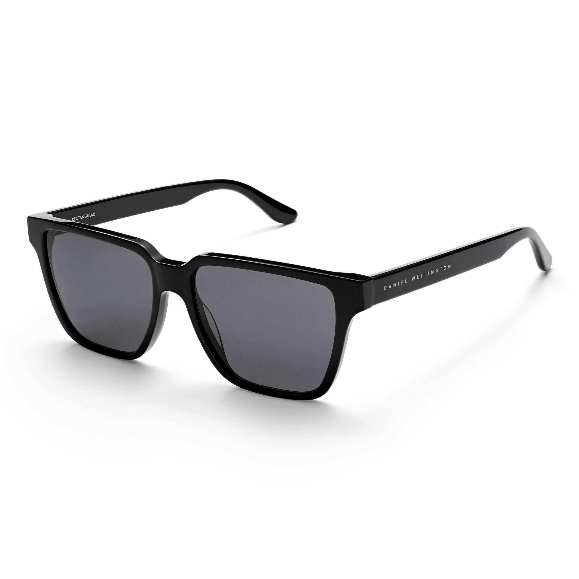 Rectangular Bio-Acetate Black