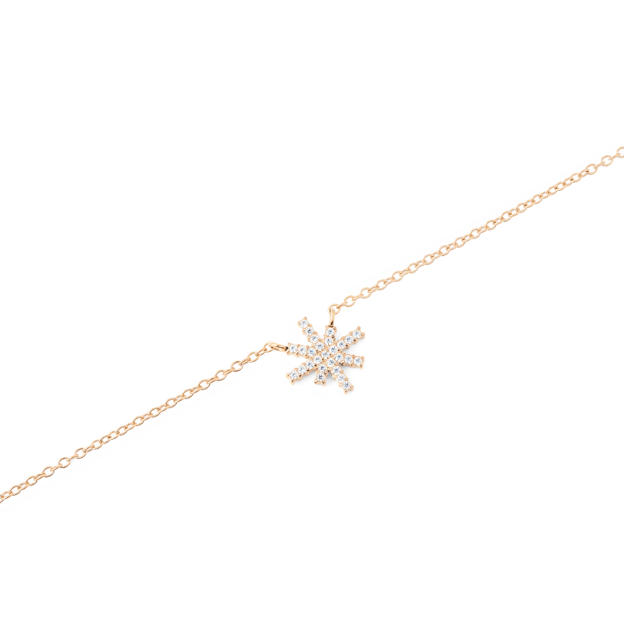 Mirelle Star Necklace Rose Gold