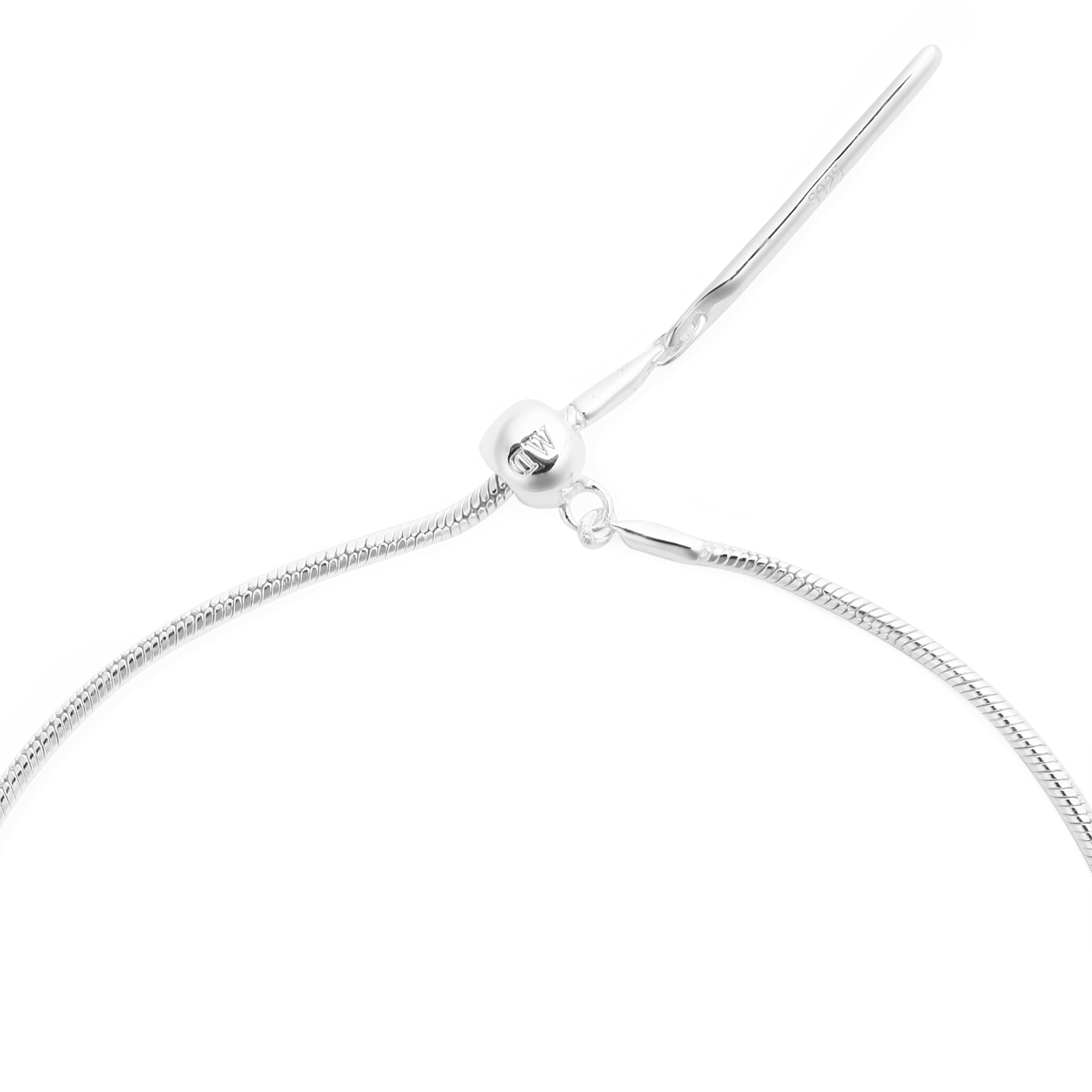 Charms Snake Bracelet S925 Sterling Silver