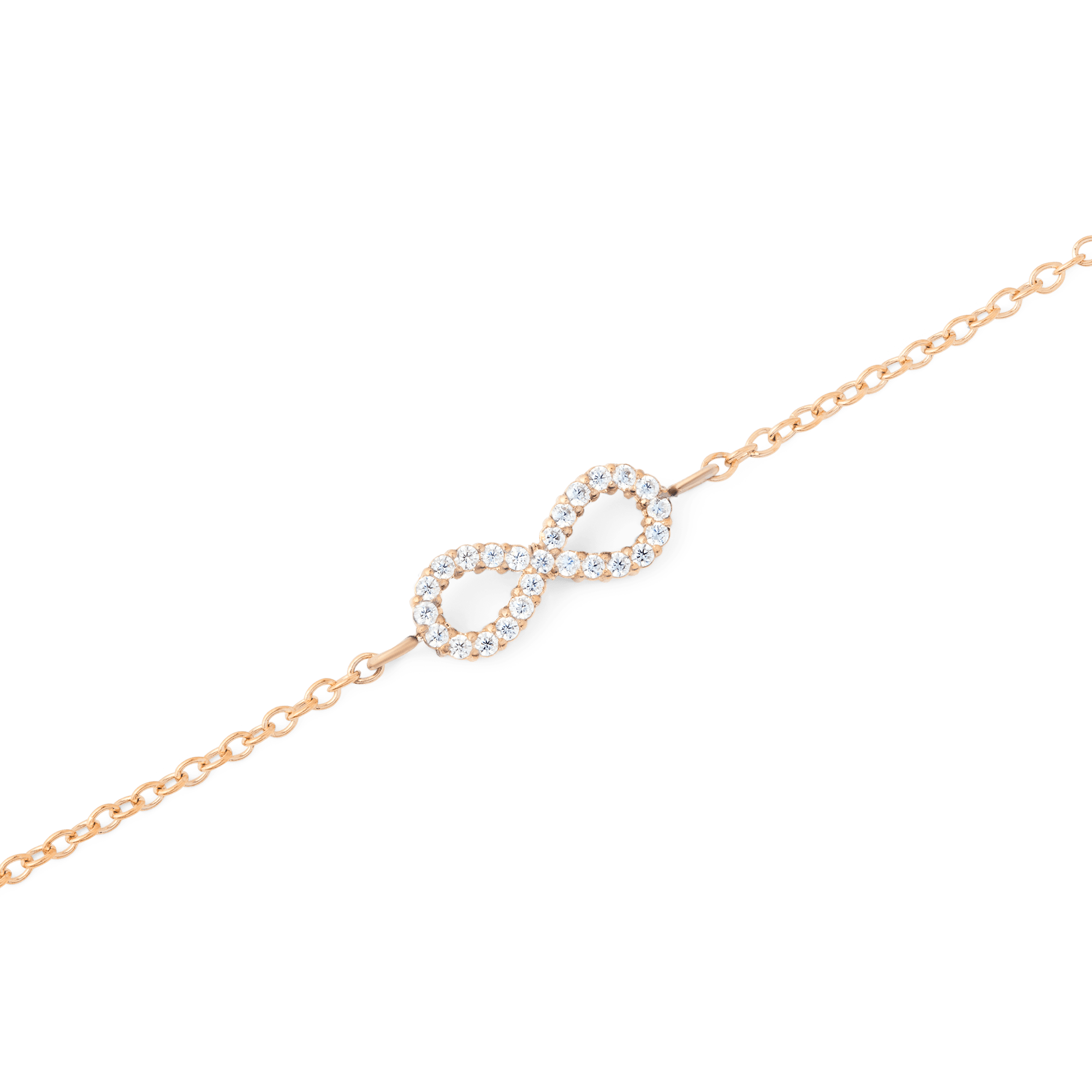 Mirelle Infinity Bracelet Rose Gold