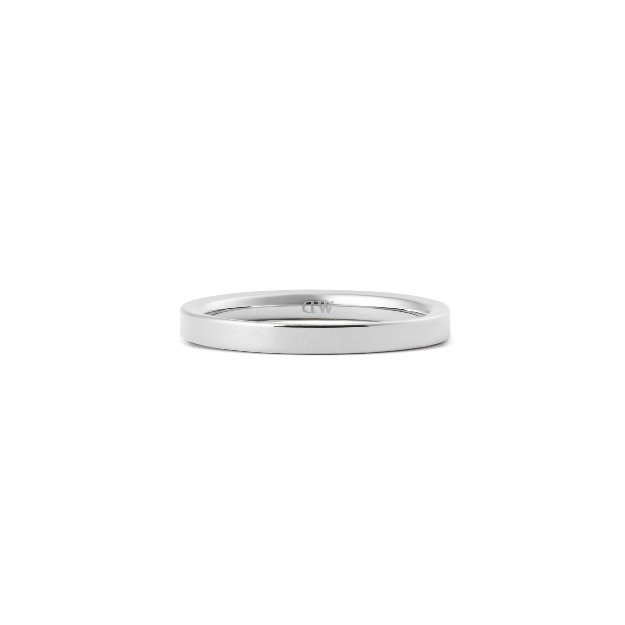 Line Ring Polished Silver 2.5mm