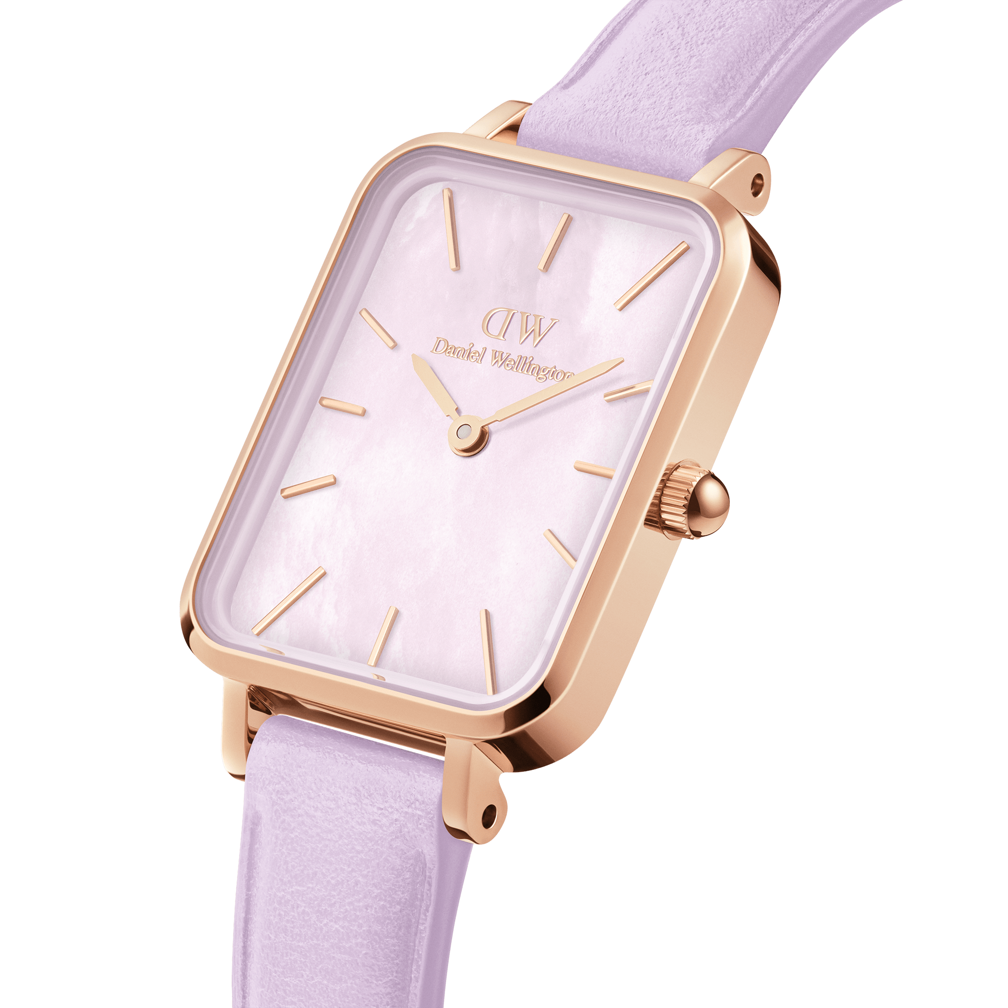 Quadro Lavender MOP Rose Gold